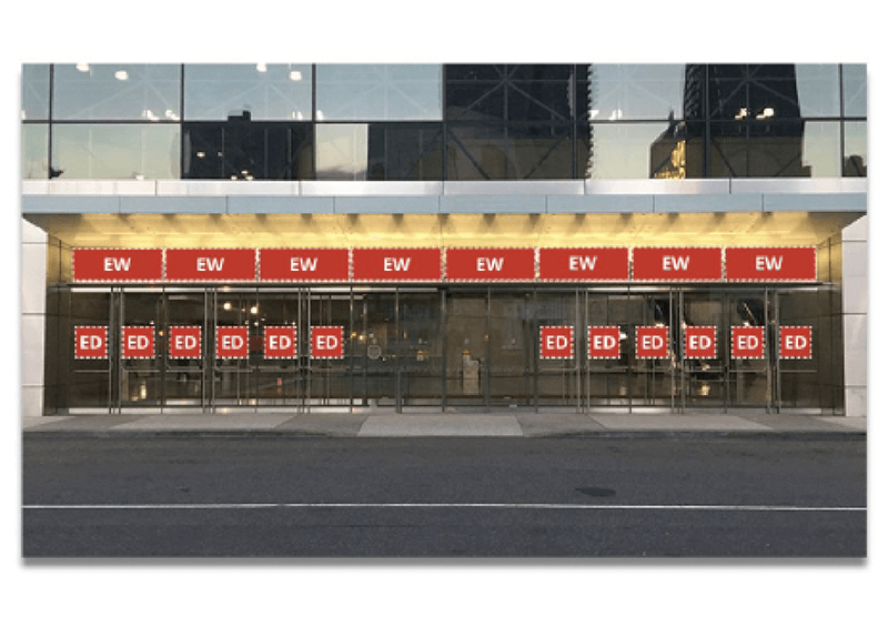 Window Clings - Exterior Doors